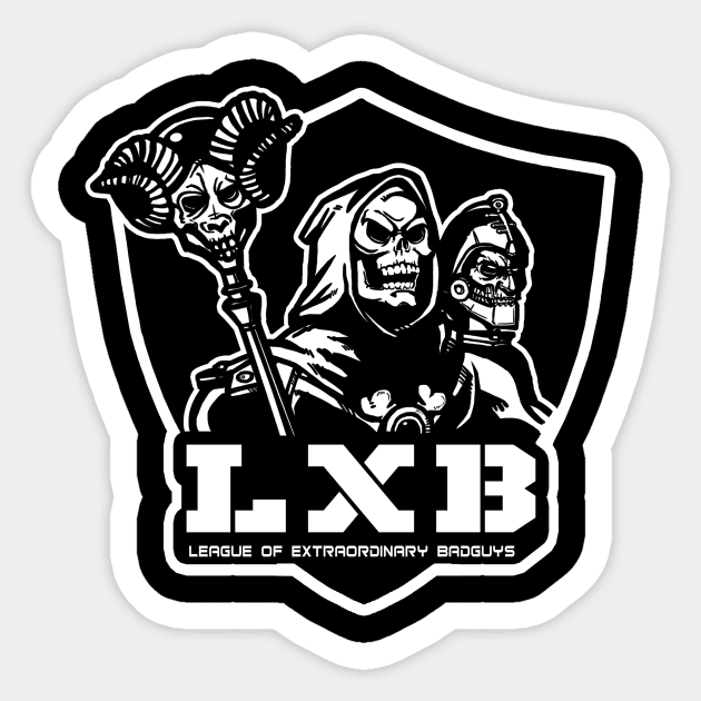 League of Extraordinary Badguys Sticker by AndreusD